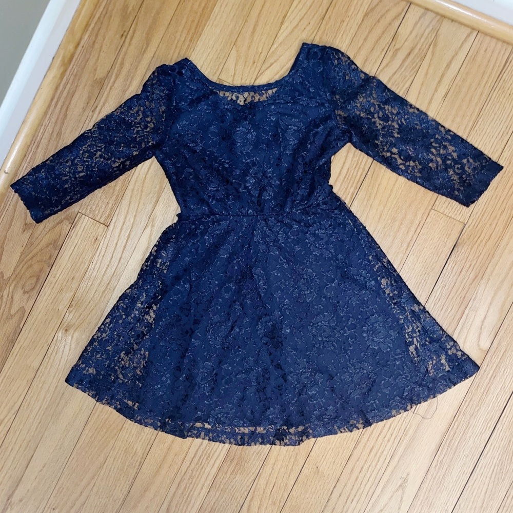 Blue Lace Dress